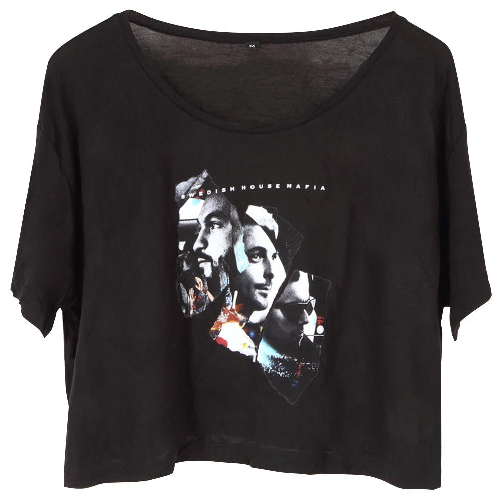 SWEDISH HOUSE MAFIA スウエディッシュハウスマフィア - ツアー会場限定LOGO(デッドストック放出 超レア) / Tシャツ / レディース - PGS